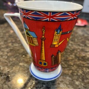 Red London Themed Mug
